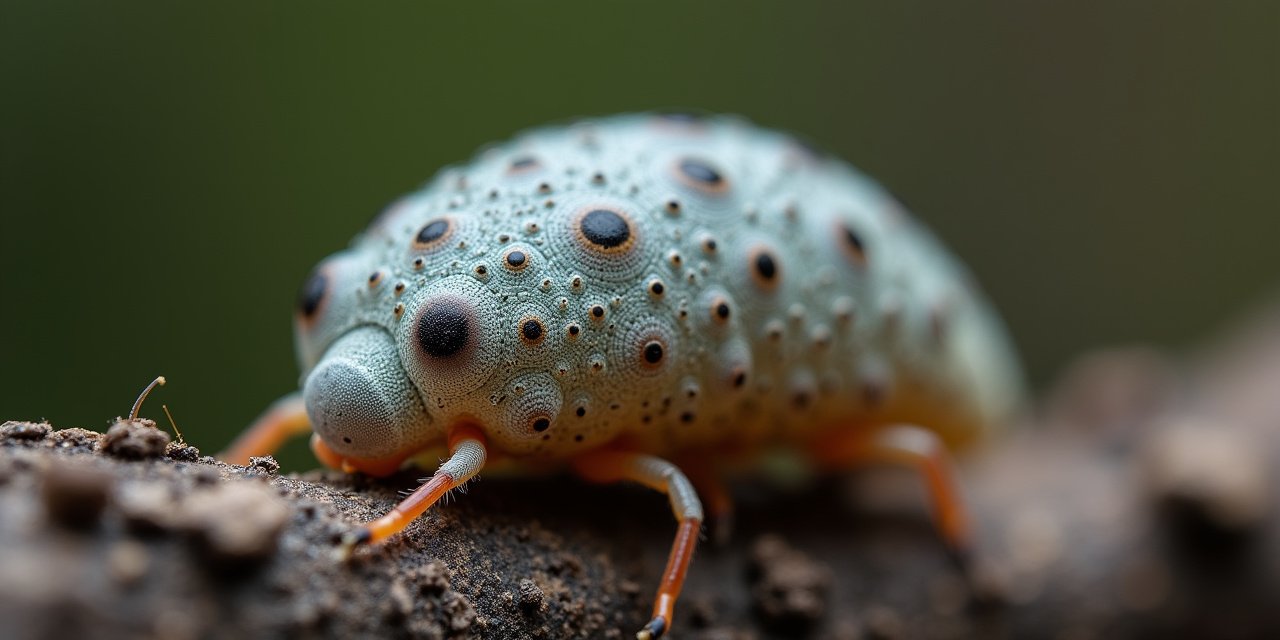 Gray putty-like spotted lanternfly egg mass covering a row of eggs on tree bark in late fall