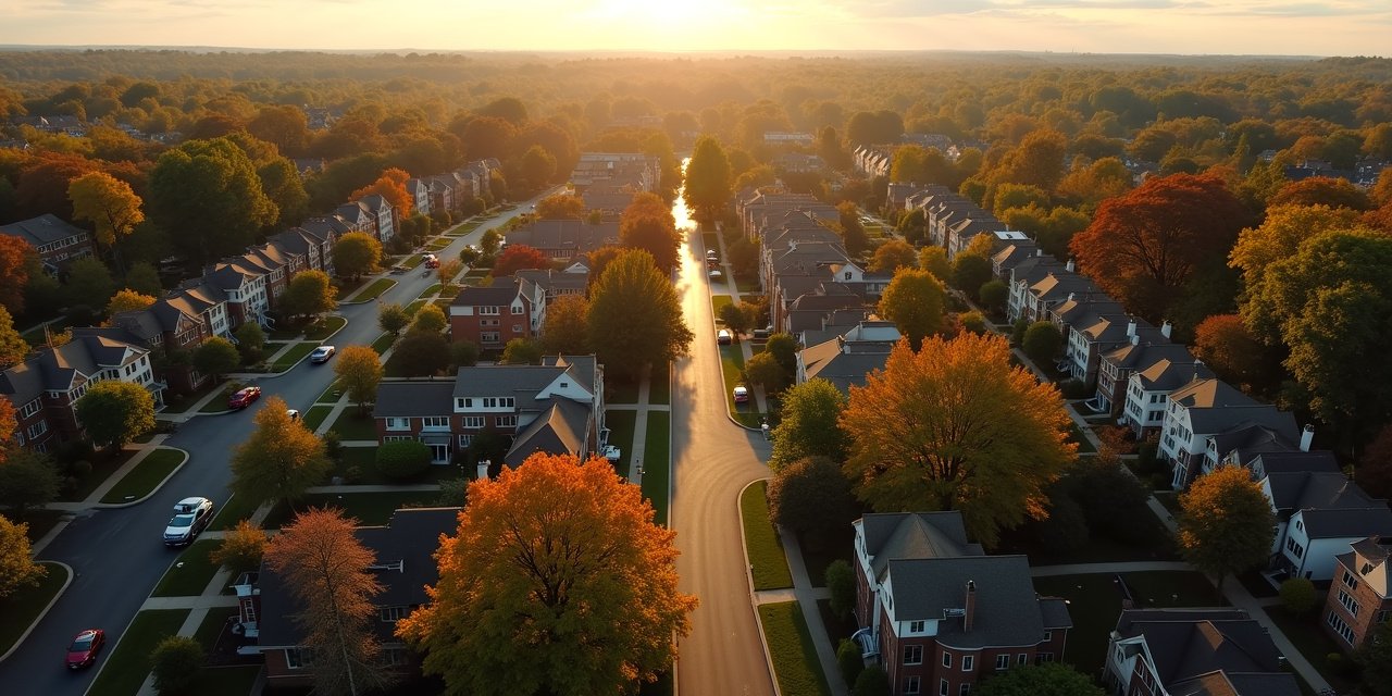 Tuckahoe NY village street with older housing stock typical of Eastchester area pest control service territory